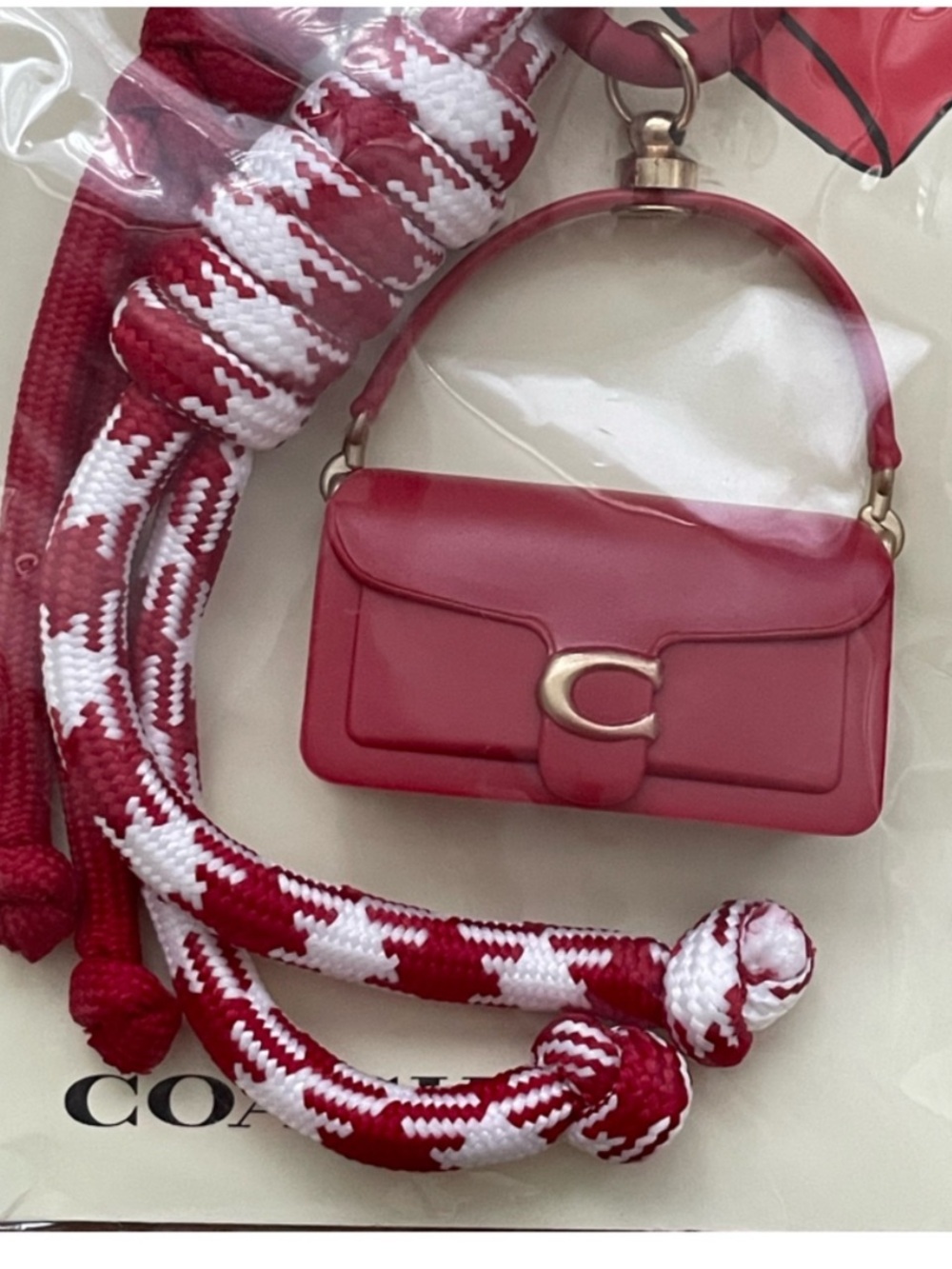 Coach Tabby Lunar New Year Collection Keychain Bag Charm 2025 - Japan exclusive - Picture 8 of 9